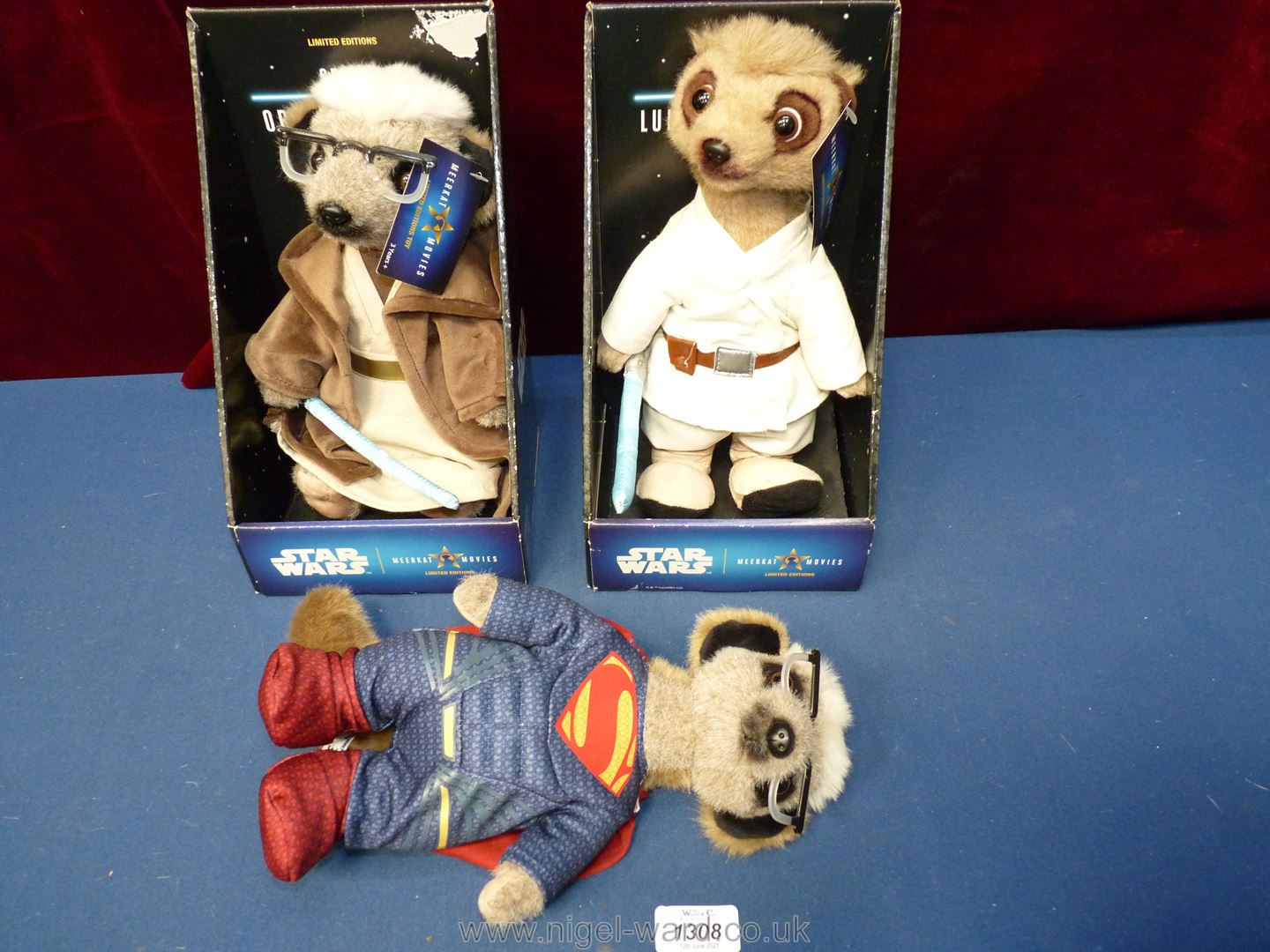 Three Meerkats, two Star Wars and one Superman.