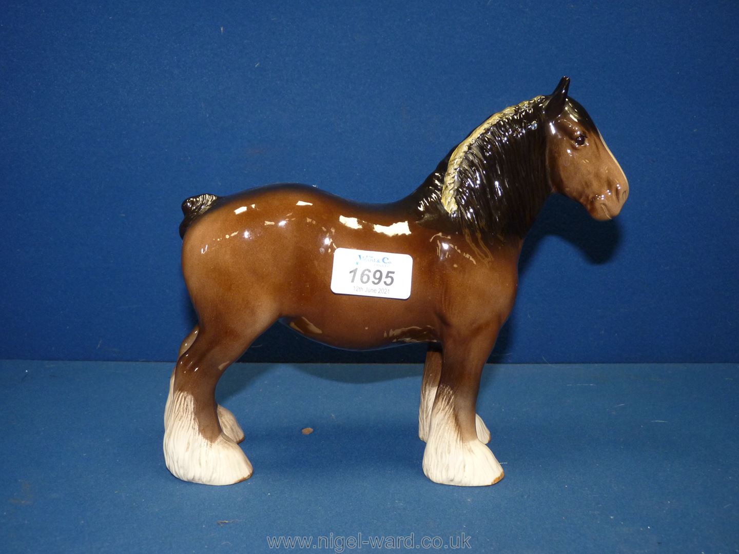 A Beswick Shire Mare.