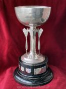 A highly collectable Silver Trophy having a flared foot,