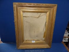A gilt moulded picture Frame, 58 cms x 47 cms.