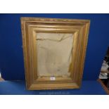 A gilt moulded picture Frame, 58 cms x 47 cms.