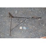 Wrought iron lamp bracket