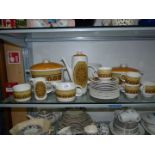 A quantity of Royal Doulton 'Parquet' including meat plates, bowls, jug, coffeepot etc.