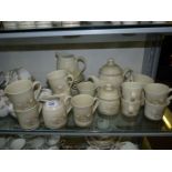 A quantity of Royal Doulton 'Florinda' teaware to include teapot, six teacups and saucers, creamer,