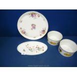 A small quantity of china including two Royal Worcester 'Evesham' Souffle dishes,