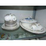 A quantity of Royal Doulton 'Pastoral' part dinner and tea set including tureen, cups, saucers etc.