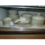A quantity of Royal Doulton 'Florinda' dinnerware to include six 10 1/2" plates, six 9 1/2" plates,