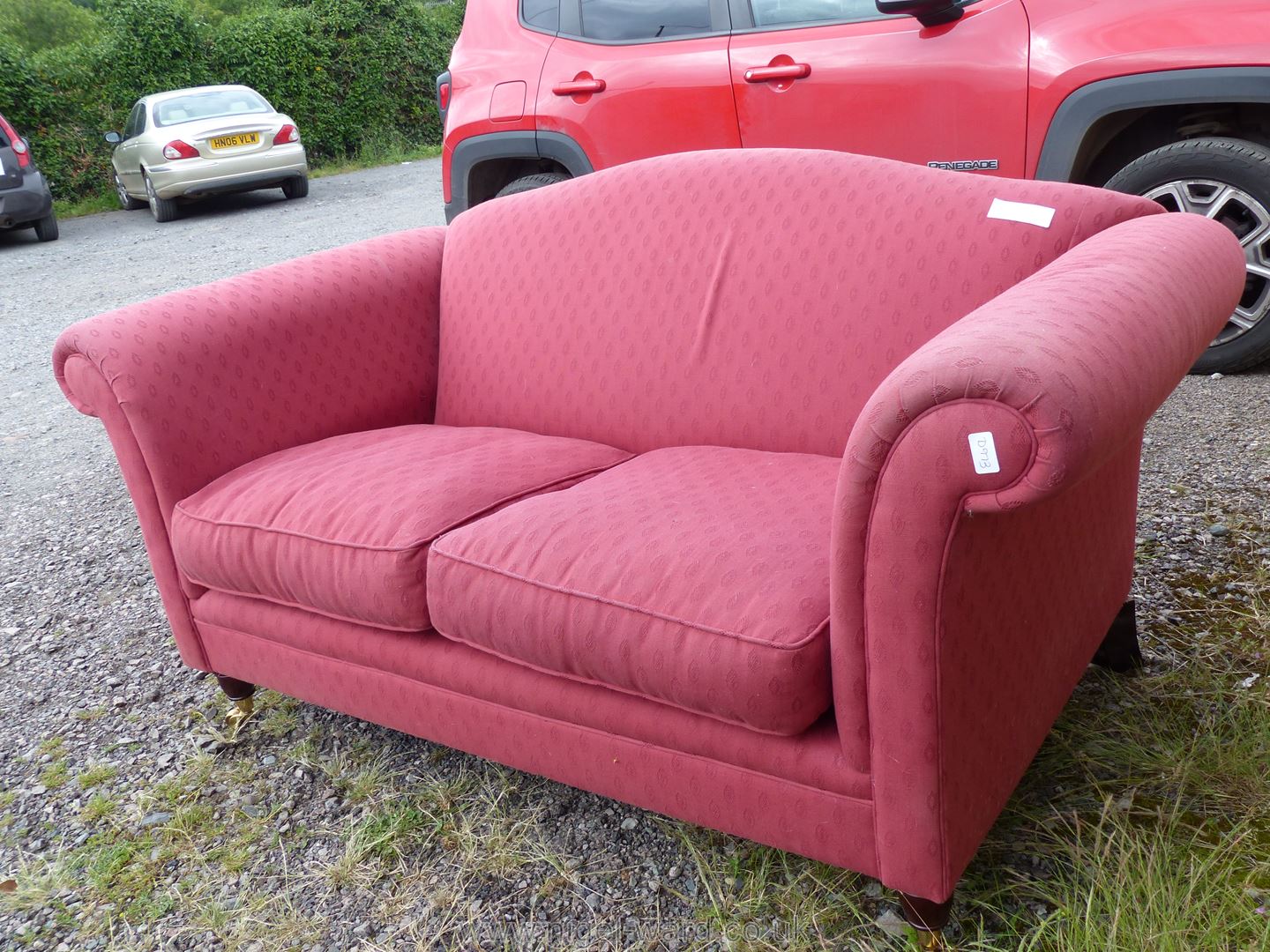 Laura Ashley two seater sofa and cushions. - Image 2 of 2