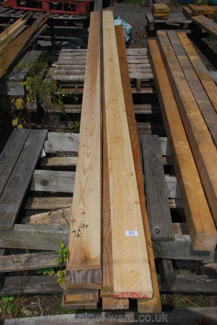 Quantity of lengths of 3/4'' x 3 1/2'' and up to 190'' long.