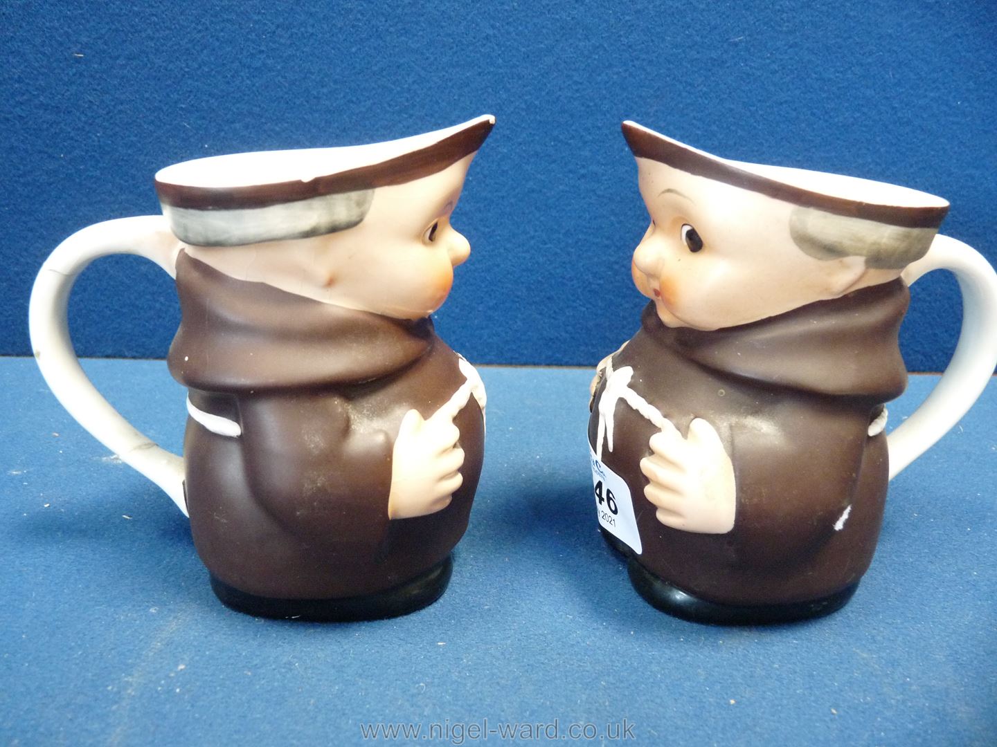 Two vintage 1950's Goebel Hummel monk jugs. - Image 3 of 3