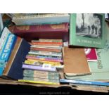 Quantity of books to include Peace in War by Edward Seago, The Cotswolds by Alison D. Murray etc.