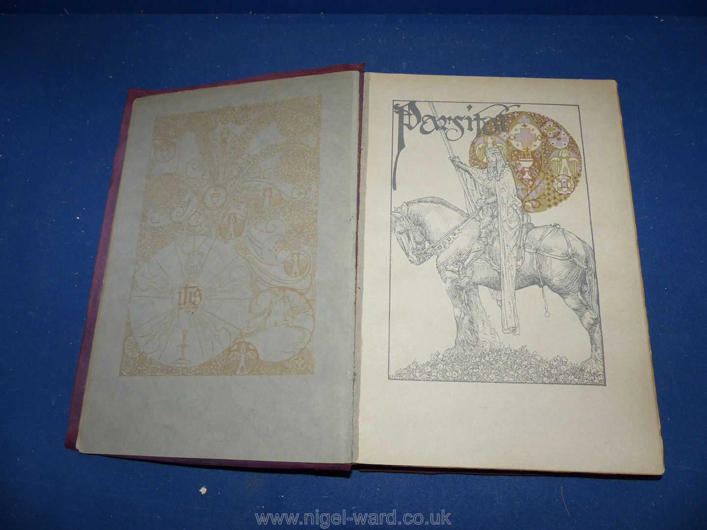 Parsifal by T.W. Rollerton, presented by Willy Pogany Harrap & Co. London 1912. - Image 4 of 7