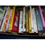 A large quantity of cookery books, party pieces, cake recipes, one pot wonders etc.