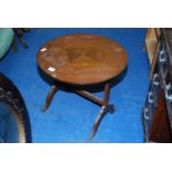 Tilt top table/fire screen.