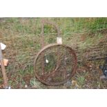 Garden sieve and bow saw