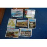 Quantity of jigsaw puzzles.