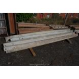 6 x steel Armco barriers 138"