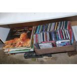 Quantity of CD's and LP records