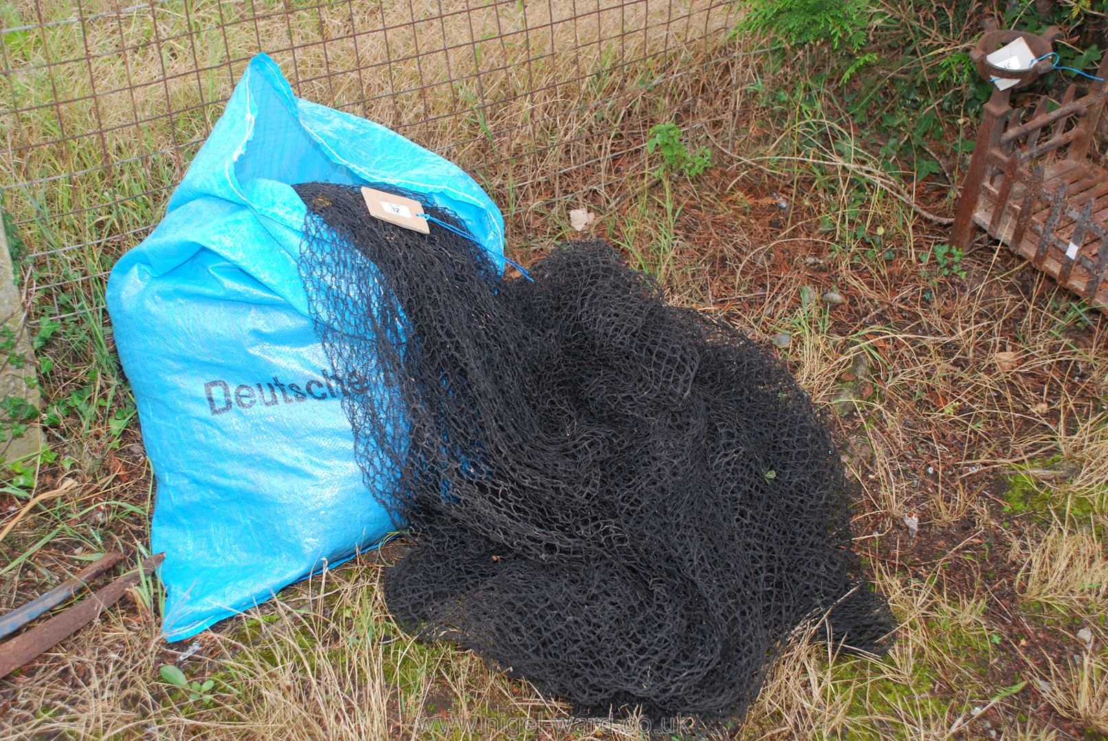 Bag of fruit cage netting