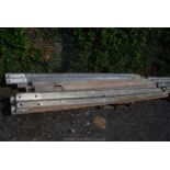 12 x steel Armco barriers 138"