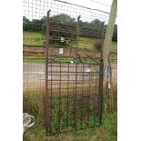 2 x metal railings 68" x 37",