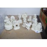 10 x Snowbabies including Twinkletoes music box, Angel to look after you, Message is heaven sent,