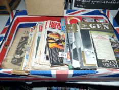 A quantity of magazines including; Chamber's Journal, Investors Chronicle, The Gen, The Listener,
