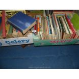 Two boxes of children's books to include; Animal Magic, Peter Rabbit,