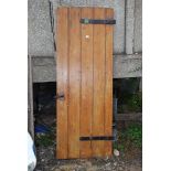 A five plank door 29" x 78".