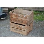 2 x Vegetable boxes marked ''Jackson Birmingham'