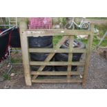 Wooden gate 47'' square