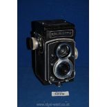 A Rolleicord synchro-compur x Rollei-werke TLR vintage camera by Franke & Heidecke,