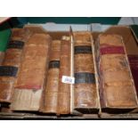 Seven books including Imperial Gazetteer, Imperial Dictionary,