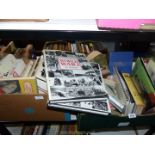 Two boxes of books : Gas Cookery, World War I and II, Wilfred Pickles 'Sometimes Never',