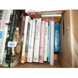 A box of Antique reference books, Art Deco, Silver, Furniture etc.