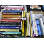 Two boxes of cookbooks including Gordon Ramsay, Marcus Waring, Help for Heroes cookbook etc.