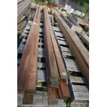 20 lengths of Red Cedar 3 1/2'' x 3/4'' 18 to 20' long.