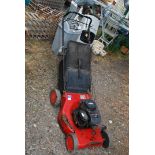 Self drive Alko petrol mower with Briggs & Stratton XC35 engine, deck a/f.