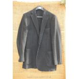 Gieves & Hawkes soft gents jacket 42" R, moleskin type fabric.