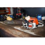 Stihl Wood Boss O24AV petrol chainsaw.