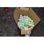 Quantity of golf balls etc.