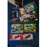 Boxed Lego and Airfix Monster Trucks etc.