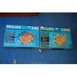 Two Phillips Radionic kits: 40 and 40A.