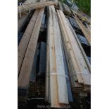 13 lengths of untreated decking boards 5 3/4'' x 1 1/2'' up to 214'' long.