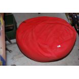 Red bean bag.