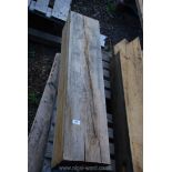 Piece of oak 9 1/2'' x 7 1/2'' x 42 1/2''.