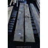 Two treated softwood posts 8'' square x 81''.