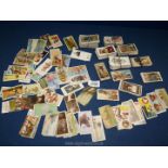 A quantity of cigarette cards including Wills, John Player, Churchman etc.