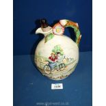 A Crown Devon fielding 'Daisy Bell' musical jug with stopper. Approx 9" tall.