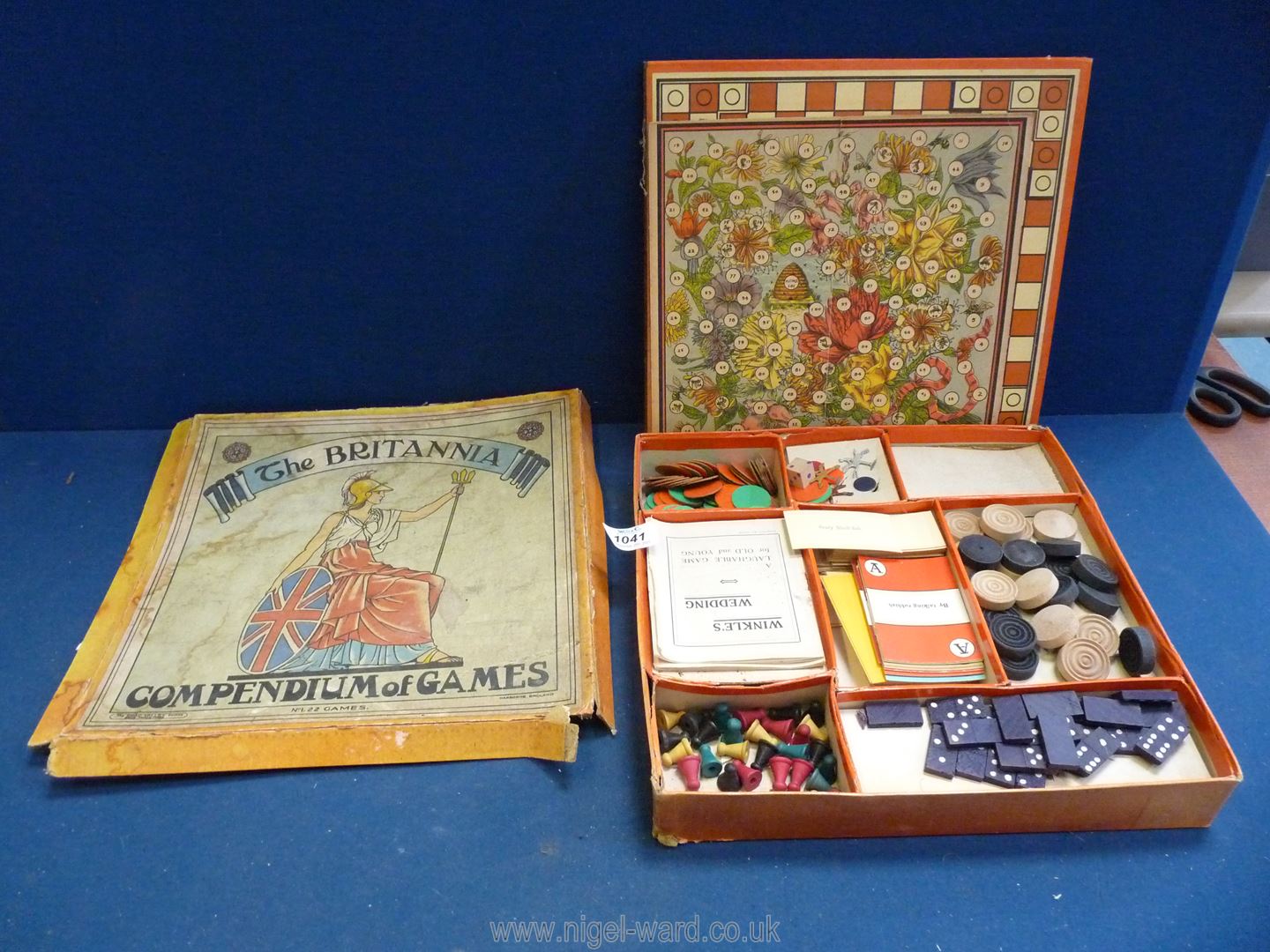 A boxed 'Britannia: Compendium of games 22 games by Chad Valley.